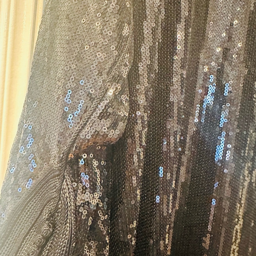 Black Sequin Dress